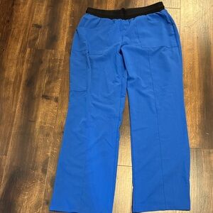 Women's Blue Straight Leg Scrub Pants